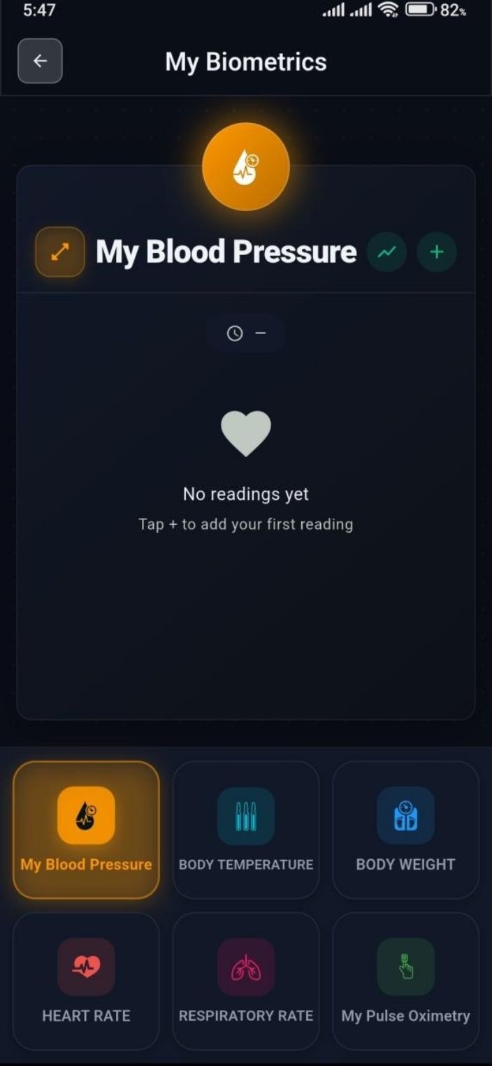 Lumi Wellness Portal medical records — screen 4