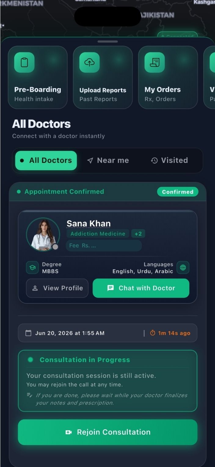 Choosing a physician on Virtual Sehat — screen 3