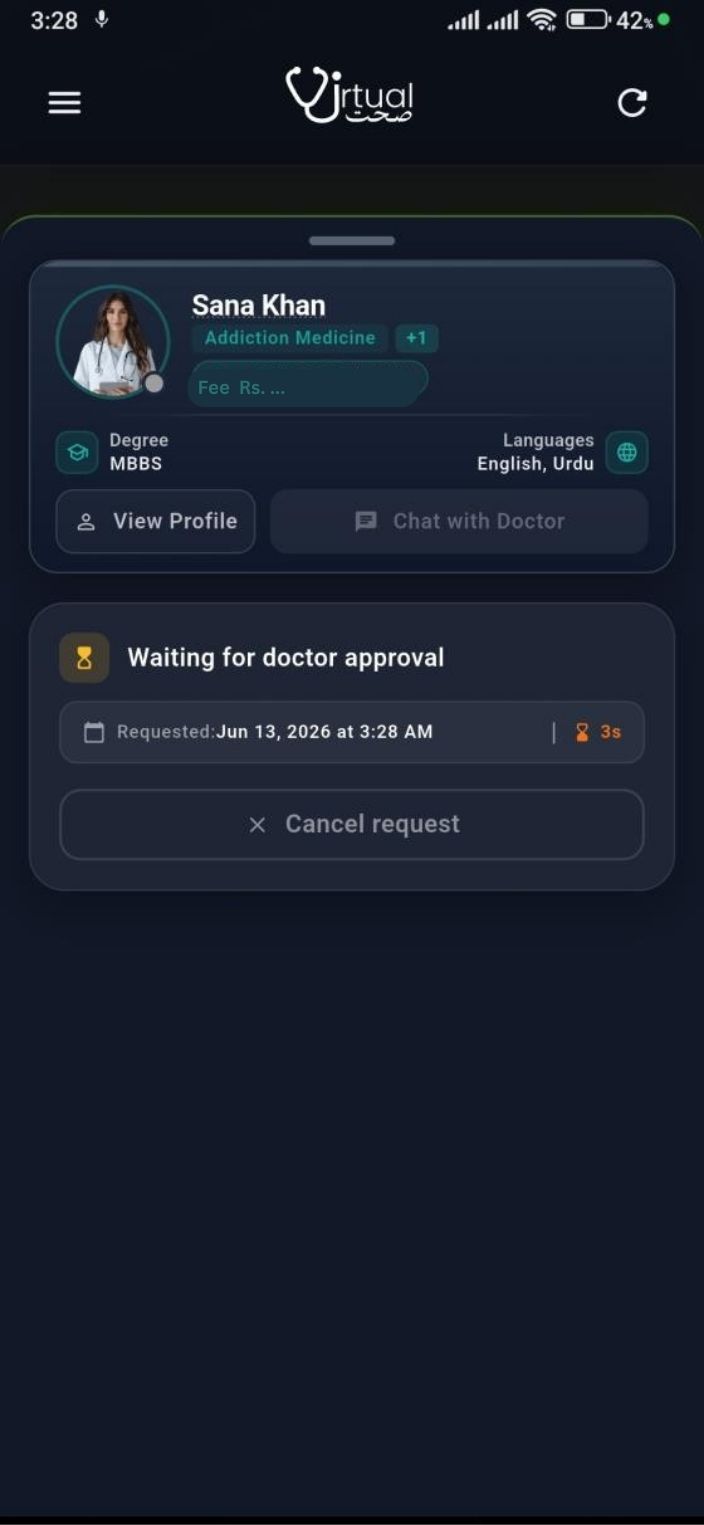 Choosing a physician on Virtual Sehat — screen 4