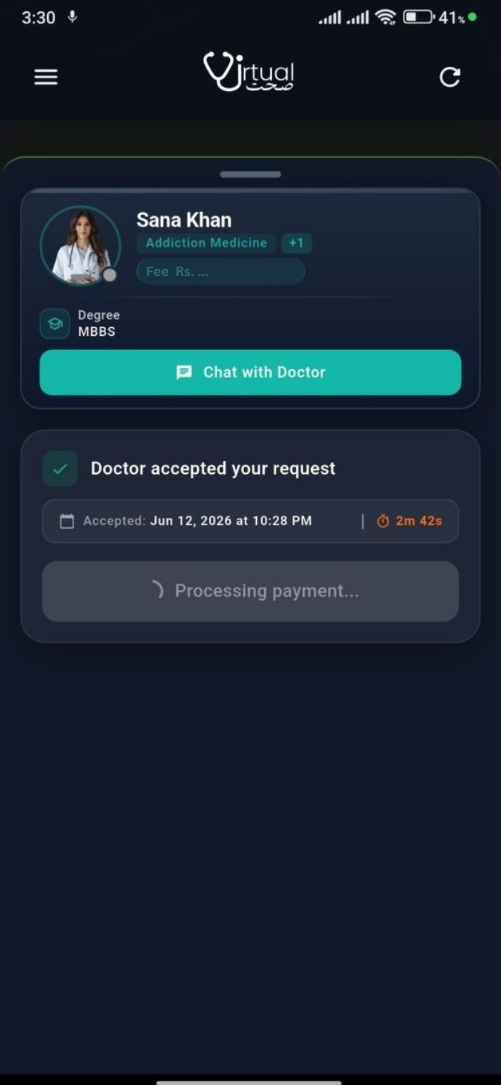 Choosing a physician on Virtual Sehat — screen 7